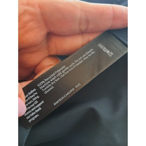 Eileen Fisher Womens Pullover Anorak Jacket Quarter 1/4 Zip Black Green Size XXS - Picture 9 of 9